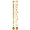 Pagazzi EGLO Lampadina LED E27, dimmerabile, a spirale, di forma allungata, stile vintage, 4 W (equivalente a 18 W), 180 lumen, luce bianca calda, 1600 K, lampadina Edison T30, Ø 3 cm (Confezione da 2)