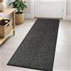KMVIZI Tappeto Cucina Antiscivolo Lavabile, 45x120cm Tappeto Cucina Resistenti, Passatoia Assorbente in Gomma, Runner Facile da Pulire, per Sala da Bagno, Disimpegno, Pranzo, Lavanderia, Grigio