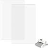 BAOFALI 2 pezzi/1 paio di cuscinetti per fustellatura in policarbonato trasparente, compatibili con macchine BSP e BS Switch Plus, piastre per goffratura (38,1 x 22,2 x 0,3 cm)