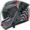NOLAN Casco Integrale NOLAN N60-6 ECLETTICO - (Nero/Grigio/Rosso)