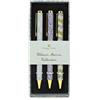 Robert Frederick William Morris - Set di 3 penne a sfera con design misto, in confezione regalo