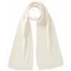 United Colors of Benetton Sciarpa in Maglia 1244DU01G, Bianco, OS Donna
