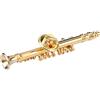 Hztyyier Spilla per clarinetto, Spilla musicale donna placcata in oro con cofanetto regalo for collezionisti e appassionati di strumenti musicali