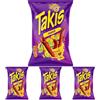 TAKIS - Fuego Snack al mais Chili & Lime - 1 x 100 g (Confezione da 4)