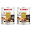 Kimbo Caffè Macinato, 250 gr, Miscela Aroma Gold 100% Arabica, Ideale per Moka, Intensità 9/13, Tostatura Medio-Scura, Premium Selection, Barattolo in Metallo (Confezione da 2)