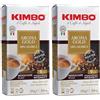 Kimbo Caffè Macinato, 250 gr, Miscela Aroma Gold 100% Arabica, Ideale per Moka, Intensità 9/13, Tostatura Medio-Scura, Premium Selection (Confezione da 2)