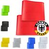 SPORTIVONETIC® Anti-slip Tape Premium parastinchi per calcio in silicone per adulti e bambini, uomo e donna con grip - calcio, calcio (nero, S)