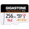 Gigastone [5 Anni Recupero Dati 0] GIGASTONE 256GB Scheda Micro SD, High Endurance Pro, fino a 100MB/s, compatibile con REDTIGER ROVE VIOFO VANTRUE PRUVEEO ARIFAYZ Dash Cam, MicroSDXC UHS-I A1 V30 U3