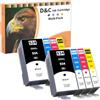 D&C 934XL 935XL Multipack Cartucce d'inchiostro compatibili con HP 934 935 XL 934XL 935XL per HP Officejet Pro 6230 cartucce, Officejet Pro 6830 6835 6836 6220 6800 6812 6815 (confezione da 8)