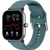 Yoohoo Cinturino Silicone Compatibile con Cinturino Amazfit GTS per Donna e Uomo | 20mm Sportivo Cinturini per Amazfit Bip Bip Lite Bip U Bip U pro Amazfit GTS 2 GTS 3 2Mini, Comodo, Traspirante, Impermeabile
