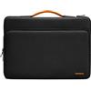 tomtoc Custodia protettiva a 360° per Lenovo, HP, ASUS, Dell, Acer Notebook Ultrabook, impermeabile, antiurto, con tasca per accessori Vivobook/Zenbook 14, colore nero