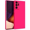MyGadget Cover per Samsung Galaxy Note 20 Ultra - Custodia in Silicone Morbido a Doppio Strato - Case con Protezione Fotocamera & Fodera Interna Antigraffio - Rosa magenta