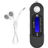 Ticfox Portatile Lettore Mp3, Mini Usb 2.0, Lettore Mp3 Con Radio Fm e Cuffie, Schermo LCD, Spegnimento Automatico (Nero)