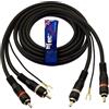 1STec Cavi orientabili 1.55 Metre Full RCA + cavo di messa a terra.