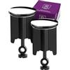 M. ROSENFELD HOME Tappo lavandino Bagno 40mm 2pz - Tappo lavandino Cromato Universale - Tappo Bidet e lavabo Bagno anticalcare e Inossidabile ad Altezza Regolabile - Accessori Bagno M. ROSENFELD HOME