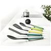 Joseph Joseph Duo Utensili Cucina, Set accessori 5 pezzi, mestoli, cucchiai e spatola, resistenti al calore, Multicolore