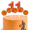 Zayin Candela per 11° compleanno, design 3D, numero 11, candele con 5 pezzi di cartoncino da basket, decorazioni per torte, candela di buon compleanno, per ragazze e ragazzi, forniture per feste di