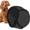 Luieonm Copriorecchie per cani, protezione dal rumore per cani, impermeabile, regolabile, antiscivolo, per bagno, fuochi d'artificio, toelettatura degli animali domestici, nuoto