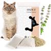 OSDUE Erba Gatta Essiccata, 16pc 2g Catnip di Alta qualità, Piante di Erba Gatta Essiccata, Utilizzata per Snack o Giocattolo per Gatti di Riempimento, Sigillata e Confezionata