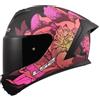 LS2, Casco Moto Integrale RAPID III POPPIES II Black Pink, 3XL