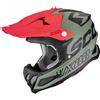 SCORPION Casco VX-22 AIR UPDOWN Verde Nero Rosso SCORPION