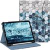 Fintie Custodia per iPad di 10a generazione da 10,9 pollici (modello 2022), visualizzazione multi-angolo custodia protettiva con supporto per matita e tasca, auto sleep/wake, esagoni in agata