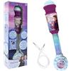 Lexibook Frozen Microfono Luminoso per Bambini, Giocattolo Musicale, Altoparlante Integrato, effeti Luminosi, Presa Cavo aux-in, Viola/Blu, MIC90FZLXB