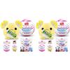 Zuru Snackles Serie 2 Snackle da 13 cm di ZURU Peluche da 13 cm batuffoloso, coccoloso e schiacciabile con accessorio Snack (Confezione da 2)
