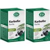 ESI, Karbofin Forte, Integratore Carbone Vegetale Gonfiore, Elimina i Gas Intestinali e Regolarizza l'Attività Intestinale, Con Finocchio, Camomilla e Anice, Vegan, Senza Coloranti, 60 Naturcaps