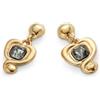 UNO DE 50 | Orecchini | Lega di metalli | Placcati in argento sterling | Con cuore | Cristallo rosa | Gioiello artigianale | Made in Italy, Talla única, Oro, Senza pietra preziosa