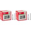 Fischer Tasselli Universali FU 6x45 V Y con vite per il Fissaggio di Lampadari, Armadietti, Mensole su Calcestruzzo e Mattone Pieno (Confezione da 2)
