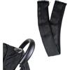 LifgWas Copri Maniglia Passeggino, Accessori Passeggino in Pelle PU, Protezione Maniglia Passeggino, Copertura Maniglia Passeggino Copertura Protettiva in Pelle PU, (Nero,55CM*12CM)