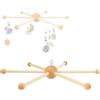 ieron Mobile Hanger Mobili in legno Wind Chime Frame Holder per fai da te Letto Bambino Artigianato Fotografia Puntelli Decor