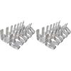 PARENCE - Set di 28 Clip per tovaglia Bianche - Robuste, Versatili e pronte all'Uso per Tutte Le Occasioni - Clip per tovaglia in plastica - 4,5 cm