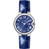 KNISKRED Orologio Classico per Donna con Numeri Romani Vintage e Cinturino in Acciaio Inossidabile Massiccio Orologio Casual per Signora (Argento Blu)