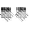 Q-Connect Penna a sfera tratto M - nero conf. 20 pezzi - KF34042 (Confezione da 2)