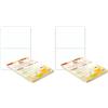 Double Dragon Etichette Adesive A4 per Indirizzi, 2 per Foglio, 100 Fogli, 200 Etichette, 199,6 x 143,5 mm (200 Etichette) (Confezione da 2)