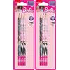 Maped - Matita BARBIE HB con testa in gomma - 6 pezzi - Matite in legno con gomma - Forma ergonomica (Confezione da 2)