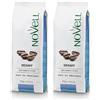 NOVELL - Caffè in Grani Naturale 100% Arabica 250 g | Decaffeinato Premium Gourmet | Chicchi Arabica Selezionati con Valvola Unidirezionale | Caffè per Espresso e Moka (Confezione da 2)