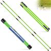 YIYAXIN Bastone Indicatore Golf 2 PZ con Tubo di Stoccaggio, Bastoni Pratica Golf Tre-Pieghe, Attrezzatura Allenamento Bastoncini Portatile per Puntare, Allenare, Indicatore Direzione, Postura Corretta
