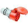 Zarivy Base aerea CETAC 3P + T 16A 400V~ IP44 903142A, ideale per applicazioni industriali. Resistente all'acqua e alla polvere, garantisce una connessione sicura e duratura all'aperto.