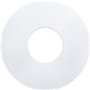 Dix Heures Dix - Lampada da parete Iris - Bianco - Tessuto acrilico plissettato - Designer Fabrice Berrux