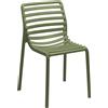 NARDI - Set di 6 sedie impilabili Doga - Verde - Resina in fibra di vetro - Designer Raffaello Galiotto