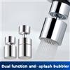 NONE Doppia Funzione Anti-spruzzi Gorgogliatore Rubinetto Della Cucina Aeratore Girevole Da 360 Gradi Rubinetto Diffusore di Acqua Bagno Filtro Acqua Ugello Miscelatore