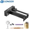 Longer Rullo rotante asse Y per incisore laser LONGER, rullo rotante laser, 360 ° Rotazione, diametro regolabile 6-300 mm per RAY5 5W 10W 20W