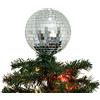 Havenstone Home - Puntale per albero di Natale a forma di palla da discoteca, 15,2 cm, decorazione natalizia