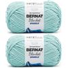 Bernat Blanket Sparkle Aqua Yarn - 2 confezioni da 300 g - poliestere - #6 Super Bulky - 200 metri - per lavoro a maglia e uncinetto
