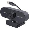 Yanmis Webcam 1080P con Microfono, Macchina Fotografica Del Computer Streaming HD 1080P per, per OS X, per Video Registrazione