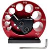 Garosa Kit Maschera per Tasselli 8 Fori, Strumento di Arrotondamento Regolabile per Inserti in Legno, Accessorio per Taglierina per Tasselli, Kit Incisivo per Asta di Legno