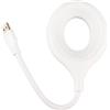 Fafeicy Lampada da Comodino LED Regolabile con Controllo Vocale, Luce Notturna USB 3 Colori per Camera da Letto Soggiorno Campeggio, Lampada Notturna Ricaricabile Portatile per Interni Esterni
